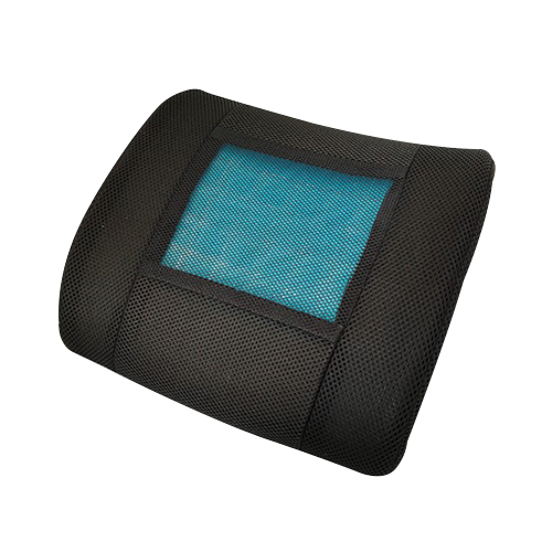 Cuscino schienale con supporto lombare in memory foam