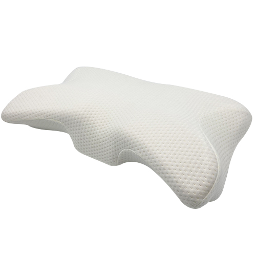 Cuscino ortopedico in memory foam a forma di farfalla per il dolore al collo